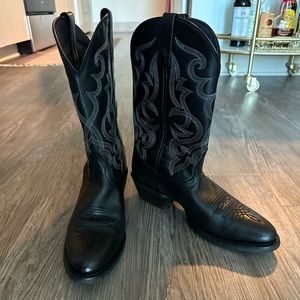 Laredo Black Western Cowboy Boots